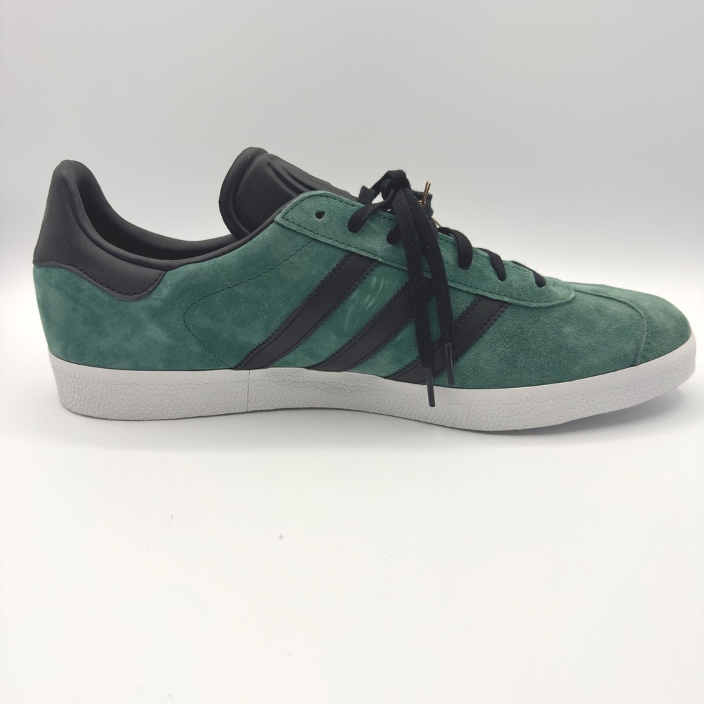 Adidas Gazelle Collegiate Green Core Black Suede Sneakers BB5487 Mens 14 - Picture 5 of 16